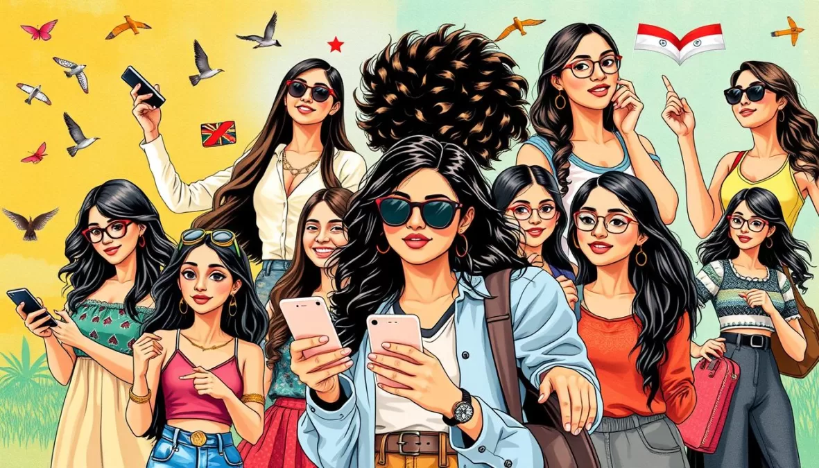 Top 10 Young Female Influencers in India 2024